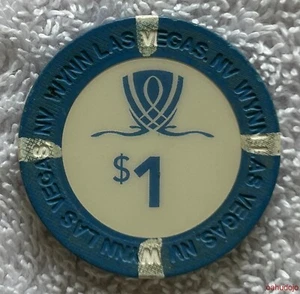 Chip de mesa WYNN $1 actual Las Vegas Nevada* - Imagen 1 de 3