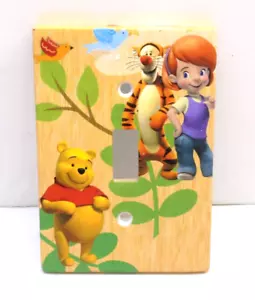 Disney Pooh Tigger einzelner Lichtschalter Wandplatte Harz - Bild 1 von 4