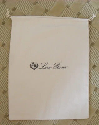 Loro Piana  Staubbeutel Dust Bag Stoff  Logo ca. 34x20,5 cm, NEU - Bild 1 von 4