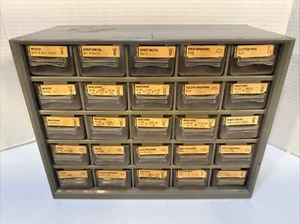 Kunststoff Werkzeugkiste 25 Gitter Schublade Typ Hardware Aufbewahrung Wandbehang Schraubteil - Bild 1 von 21