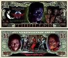 Michael JACKSON Thriller Banknote One Million Dollar! Sammlung Mickael Halloween