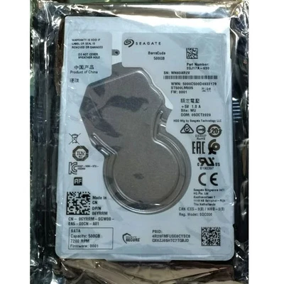 Seagate 500GB ST500LM035 7200 RPM 128MB 6Gb/s 2.5" SATA Laptop Hard Disk Drive - Image 1 of 4