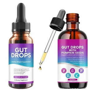  Darmtropfen Nahrungsergänzungsmittel mit Kürbiskernen unterstützen einen ausgewogenen Stoffwechsel - Bild 1 von 14
