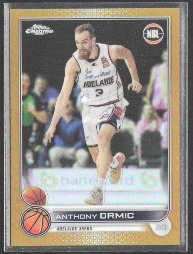 Anthony Drmic 2022-23 Topps NBL Gold #3 SN Adelaide 36ers /50 - Image 1 of 2