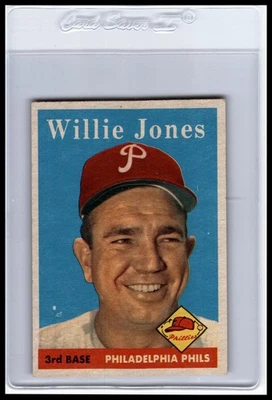 1958 Topps #181 Willie Jones - Image 1 of 2