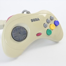 Sega Saturn White Official Controller HSS-0101 Control Pad Working Tested 2029