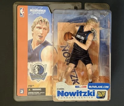 Figura McFarlane NBA Sportspicks Dirk Nowitzki Serie 2 Debut Dallas Mavericks Foto 1 de 2