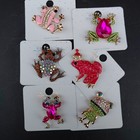 Frog Brooch Pin .lot Of 6.#4/80