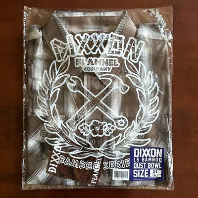Camisa XLT para hombre DIXXON Flannel Company DUST BOWL manga larga serie bambú Foto 1 de 4
