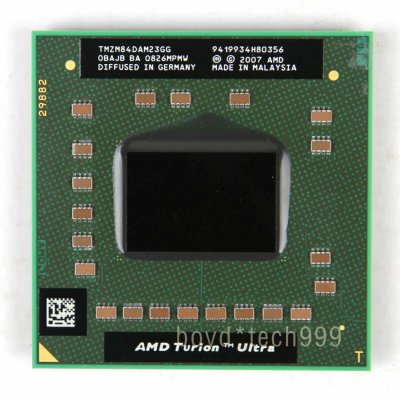 AMD Turion X2 Ultra ZM-84 Dual-Core CPU TMZM84DAM23GG 2.3 GHz 1800 MHz Socket S1 - Image 1 of 1