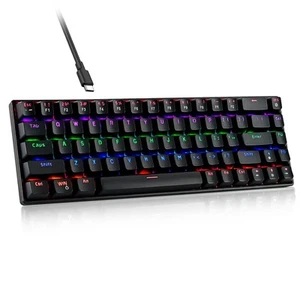 Wired Mechanical Gaming Keyboard - 67 Keys Ultra-Compact Mini Keyboard, Wired... - Picture 1 of 7