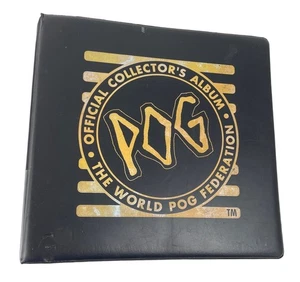 Original The World Pog Federation Album w/170 Pogs & Binder Simpsons Disney Coke - Picture 1 of 23