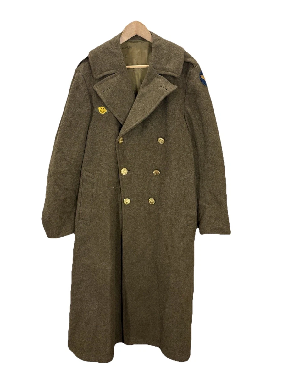 Army Trench Coat In Original Ww2 Collectible Us Uniforms for sale