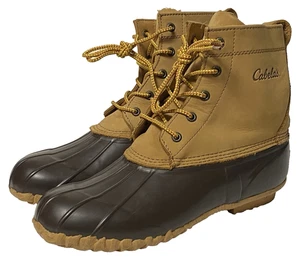 Botas Cabelas Pato Acero Vástago Cuero Con Cordones - 81-9143 - Para Hombre 10 D - Usadas - Imagen 1 de 13