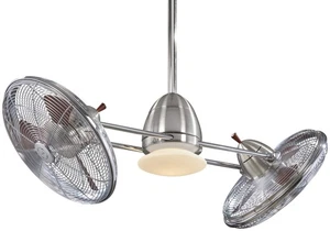 MinkaAire Gyro LED MinkaAire Gyro 42" Sweep 6 Blade Twin Turbo - Nickel - Picture 1 of 1