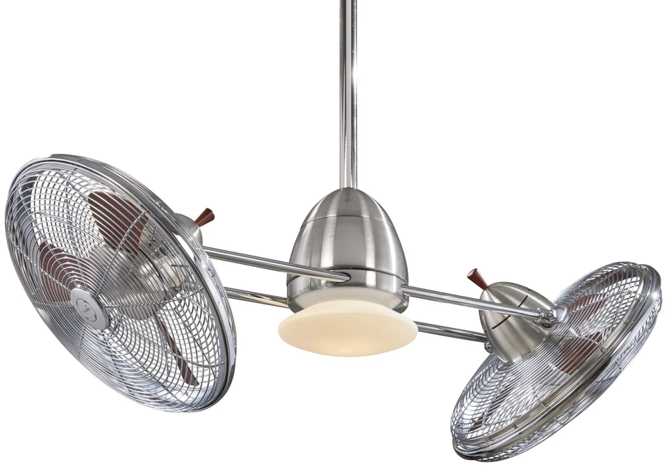MinkaAire Gyro LED MinkaAire Gyro 42" Sweep 6 Blade Twin Turbo - Nickel - Image 1 of 1