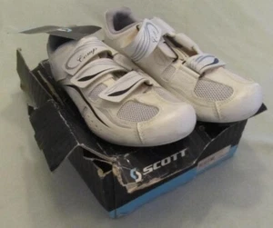 Zapatos de bicicleta de carretera Scott Road Comp para dama - blancos - SPD 3 pernos - 7,5 EE. UU./39EU - Imagen 1 de 10