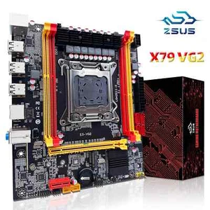 X79 VG2 Motherboard LGA 2011 Steckplatz Unterstützung Intel Xeon V1 V2 CPU Prozessor DDR3 RA - Bild 1 von 6