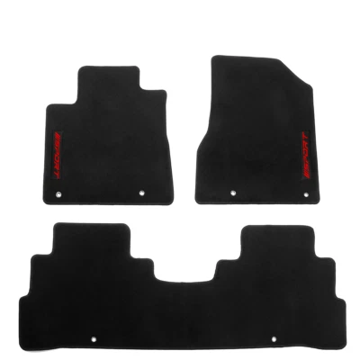 Fit For 15-24 Nissan Murano Black Nylon Floor Mats Carpets OE Fitment Non-slip - Image 1 of 2