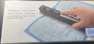 Brookstone iConvert Portable Document & Photo Scanner Receipts - Picture 1 of 4