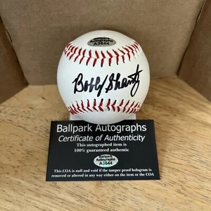 Bobby Shantz Signed Rawlings Official League Baseball Colts Yankees A’s With COA - Picture 1 of 7