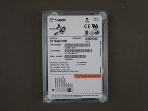 Seagate ST34572W 4.55GB 7200RPM 512KB 68-Pin SCSI Drive 9J6002-046 - Bild 1 von 1