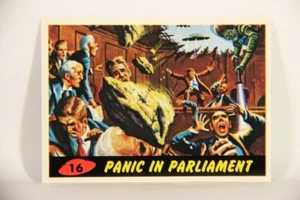 Mars Attacks 1994 Topps Trading Card #16 Panic In Parliament ENG Artwork L007279 - Picture 1 of 2