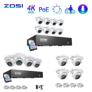 Sistema de cámara de seguridad para el hogar ZOSI H.265+ 5MP PoE detección de movimiento para exteriores 2 TB - Imagen 1 de 13