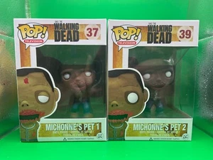 Funko POP! Televisión The Walking Dead Michonne's Pet 1 #37 & Pet 2 #39 - Imagen 1 de 6