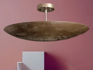 6 Light Ceiling Perforated Flush Mount Fixture Pendant Light Mid Century Modern - Picture 1 of 5