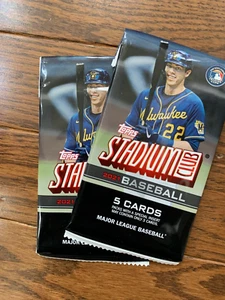 2021 Topps Stadium Club LOT (2) Packs 5 Cards each - Picture 1 of 1