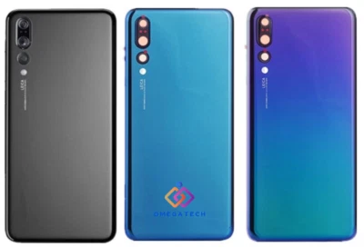 OMEGATECH Scocca Posteriore batteria +Vetro fotocamera per Huawei P20 Pro CLT-L09 Cover