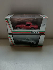 Lot de 2 Ferrari 250 TDF Stradale/Prova Box Model 1/43 - Foto 1 di 21