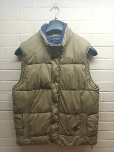 J Hampton & Son Herren grün hellbraun wattierte Weste Jacke Gr. XL (M30) - Bild 1 von 5