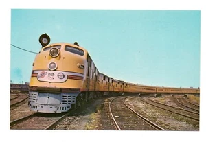 Postal: Tren "Ciudad de San Francisco", ferrocarril de Chicago y Northwestern, como nuevo - Imagen 1 de 2