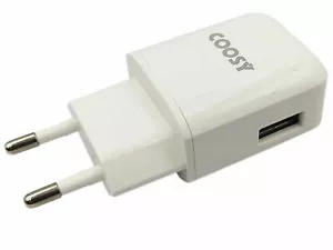 Caricabatterie Caricatore da Muro USB Spina Universale Smart Charger 1.5A COOSY - Foto 1 di 2