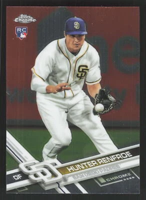 2017 Topps Chrome - #18 Hunter Renfroe RC - San Diego Padres - Image 1 of 2
