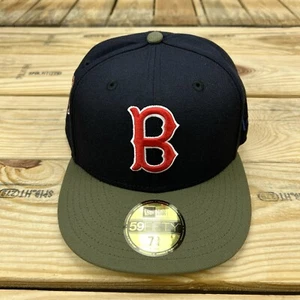 Boston Red Sox 1961 ALL-STAR GAME NEW ERA 59FIFTY Cap Sz. 7 3/4 Blue/Olive/Gray - Picture 1 of 6