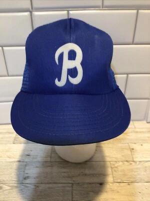 Gorra de béisbol Letra B vintage hecha en EE. UU. Snapback generación activa S/M Foto 1 de 4