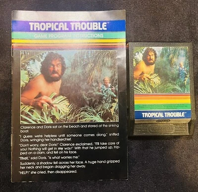 Tropical Trouble Intellivision Video Game Instructions Manuel 1983 80's - Image 1 of 3