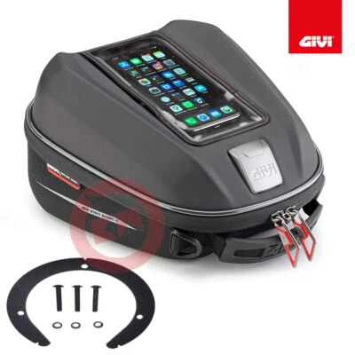 GIVI ST611 BORSA DA SERBATOIO 6L + BF02 BENELLI TORNADO NAKED TRE 899S 2010 Foto 1 de 4