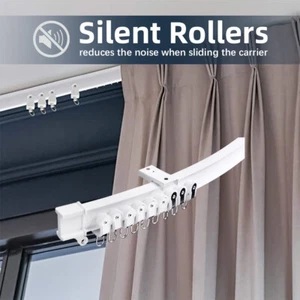 Home Ceiling 5m Curtain Track Set Bendable Rod Track Suitable For Window BLG - Picture 1 of 7
