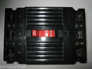 1 pc GE THED136025 Circuit Breaker, 3 Pole, 25 Amp, Used - Picture 1 of 1