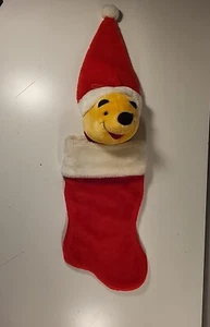 Disney Winnie the Pooh Cabeza de Peluche Medias Oso de Navidad - Imagen 1 de 11