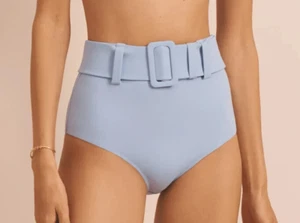 EVARAE Elena Bikinihose mit Gürtel Vista blau UK 6/8/10/12/14/16 - Etikett/versandkostenfrei - Bild 1 von 2