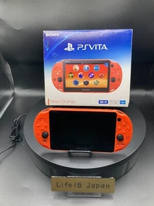 Sony PlayStation PS Vita PCH-2000 Neon Orange Wi-Fi Console Slim Handheld - Picture 1 of 22