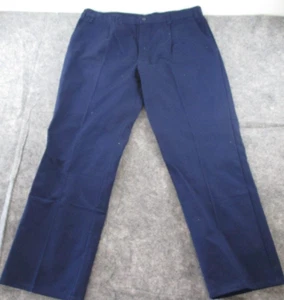 Hard Yakka Work/Tradie Pants/Trousers 102S W38 L31 Cotton Blue Cargo Drill New - Picture 1 of 15