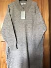 aab Intrecciato Knitted Jumper/Drss, Long, Beige, One size(P),Brand New
