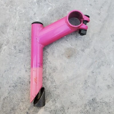 1991 Giant Rincon Pink Quill 22.2mm Stem 80mm 25.4" Clamp Steel MTB - Image 1 of 4