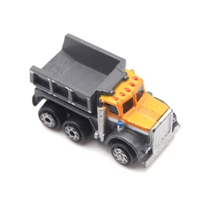 Micro Machines City Construction Dump Truck Orange Galoob 1989 Vintage - Picture 1 of 5
